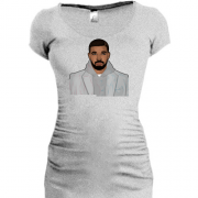 Подовжена футболка з Drake в пальто
