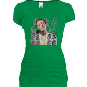 Подовжена футболка з Lil Wayne і зебрами