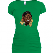 Подовжена футболка з усміхненим Lil Wayne