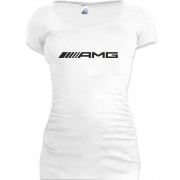 Женская удлиненная футболка AMG