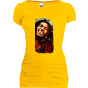 Подовжена футболка з усміхненим Bob Marley