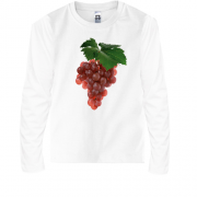 Детский лонгслив с гроздью винограда