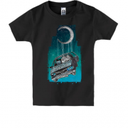 Детская футболка Сплин - " Повиснуть на ремнях, в разбитых жигул