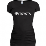 Женская удлиненная футболка Toyota