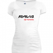Женская удлиненная футболка Toyota Rav4