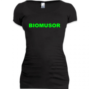 Туника с надписью "Biomusor"
