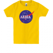 Детская футболка Леша (NASA Style)