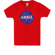 Детская футболка Лина (NASA Style)