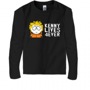 Детский лонгслив Kenny lives forever