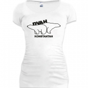 Женская удлиненная футболка "Dvah Konstah"