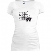 Женская удлиненная футболка GTA 4 (2)