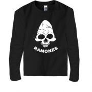Детский лонгслив Ramones (с черепом)