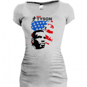 Женская удлиненная футболка с Майком Тайсоном