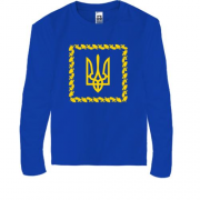 Дитячий лонгслів з гербом Президента України