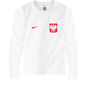 Детский лонгслив Сборная Польши по футболу