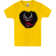 Дитяча футболка з Веном в формі сердечка