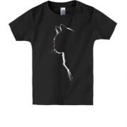 Дитяча футболка з силуетом кота (2)