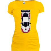 Подовжена футболка з Porsche