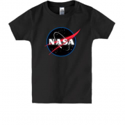 Детская футболка с логотипом Nasa (black)