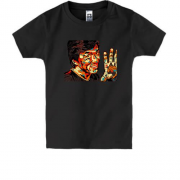 Дитяча футболка з Джекі Чаном (абстракція)