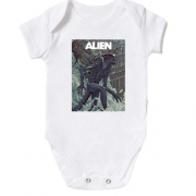 Дитячий боді з постером Alien