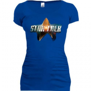 Подовжена футболка з написом Star Trek