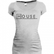 Женская удлиненная футболка Доктор HOUSE