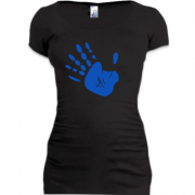 Женская удлиненная футболка Fringe с рукой