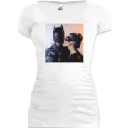 Подовжена футболка Бетмен з подругою