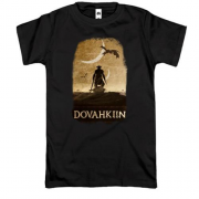 Футболка с постером Довакин и дракон - Skyrim