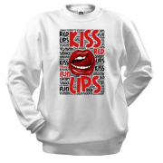 Свитшот Kiss red lips