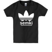 Дитяча футболка з написом "Semki"