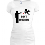 Подовжена футболка Don't touch me 2