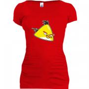 Женская удлиненная футболка Yellow bird 2
