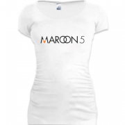 Женская удлиненная футболка Maroon 5