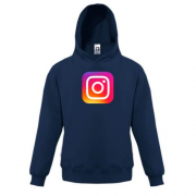 Детская толстовка с логотипом Instagram