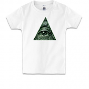 Детская футболка с масонским глазом