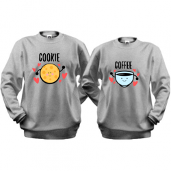 Парные кофты cookie/coffee