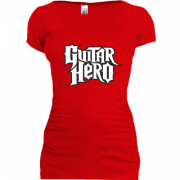 Женская удлиненная футболка Guatar Hero 2