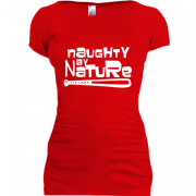 Женская удлиненная футболка Naughty by Nature