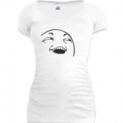 Женская удлиненная футболка I like it