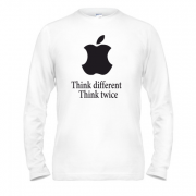 Чоловічий лонгслів Apple - Think twice