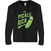 Детский лонгслив I'm pickle Rick (2)