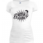 Женская удлиненная футболка Big Bang
