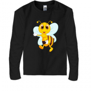 Детский лонгслив с радостной пчелкой