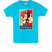 Детская футболка с артом Speed (Sonic)
