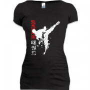Женская удлиненная футболка spot Taekwondo