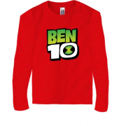 Детская футболка с длинным рукавом с логотипом мультфильма "Бен-