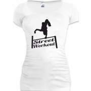 Женская удлиненная футболка Street Workout up