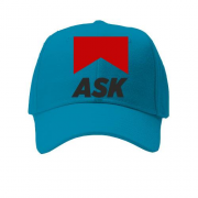 Кепка с надписью "ASK"
